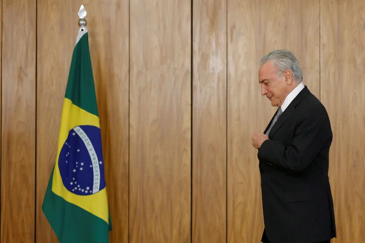 Acordo: Michel Temer voltou a se pronunciar no último domingo (Adriano Machado/Reuters)
