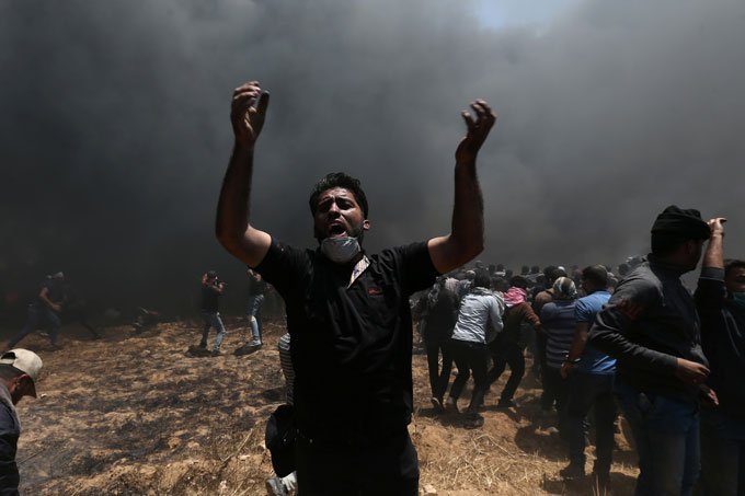 Protestos na Faixa de Gaza deixam ao menos 41 mortos e 900 feridos