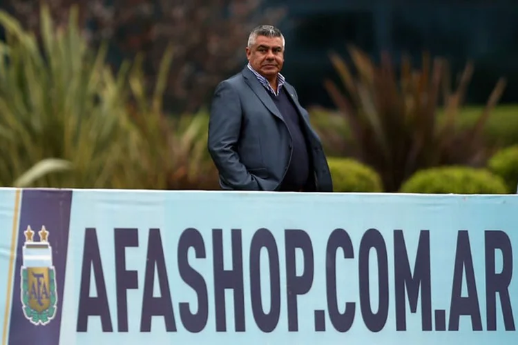 AFA: presidente da Associação de Futebol Argentino, Claudio Tapia, pediu desculpas pela publicação de um manual para a Copa do Mundo (Marcos Brindicci/Reuters)