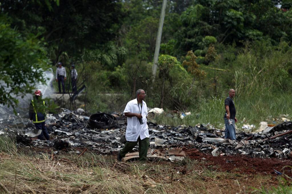 Acidente aéreo: avião era um Boeing 737 da companhia aérea mexicana Global Air alugado para a companhia Cubana de Aviación (REUTERS/Alexandre Meneghini/Reuters)