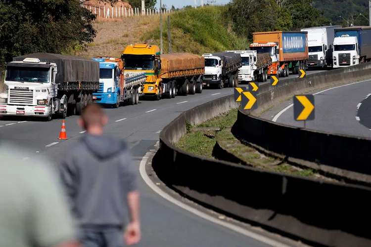 Greve dos caminhoneiros (Rodolfo Buhrer/Reuters)