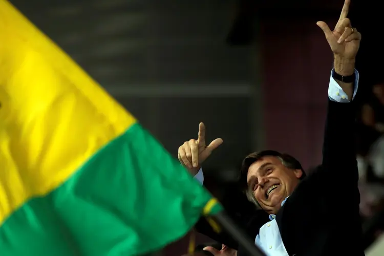Bolsonaro afirmou nesta segunda-feira que não pode se transformar em "Jairzinho paz e amor" (Ueslei Marcelino/Reuters)