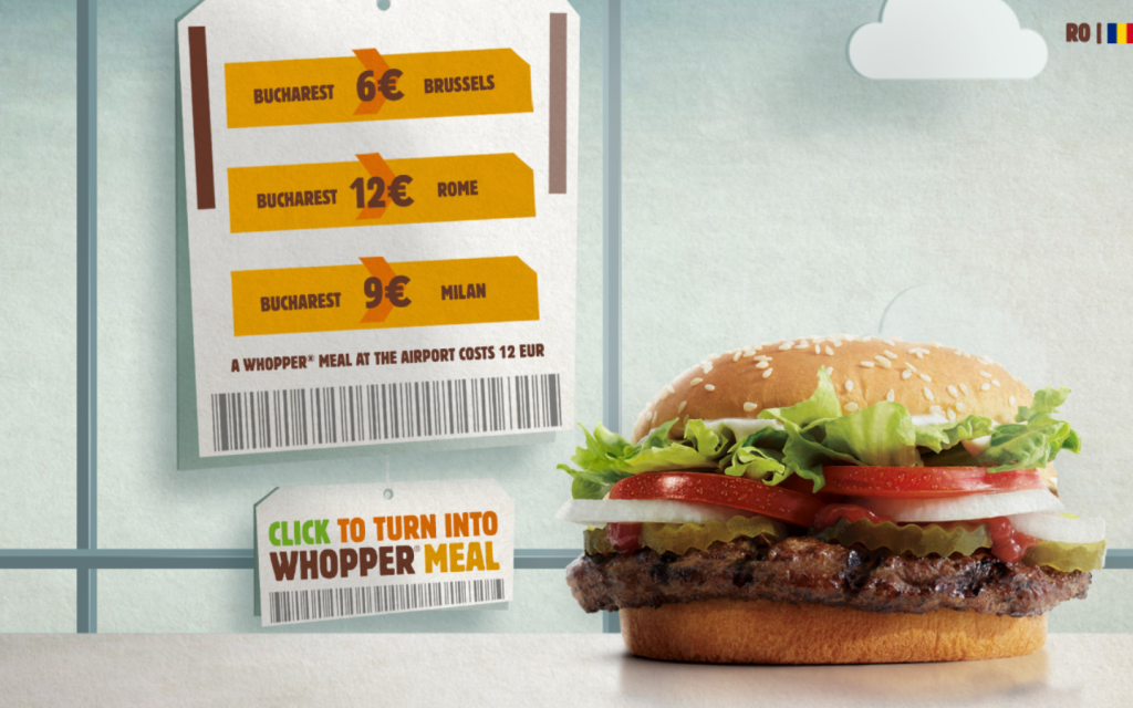 Você perderia o voo em troca de um lanche do Burger King?