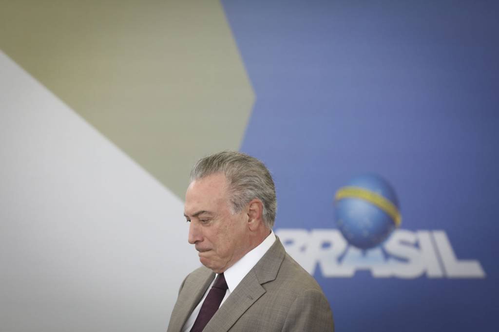 Michel Temer: presidente de um partido que não prioriza ter o Planalto, emedebista não muda os planos da legenda (Andre Coelho/Bloomberg)