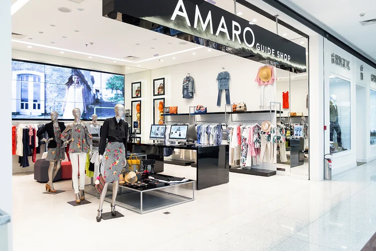 Guide Shop da Amaro: marca nasceu como e-commerce e expandiu para lojas físicas, sempre na estratégia D2C (Amaro/Divulgação)