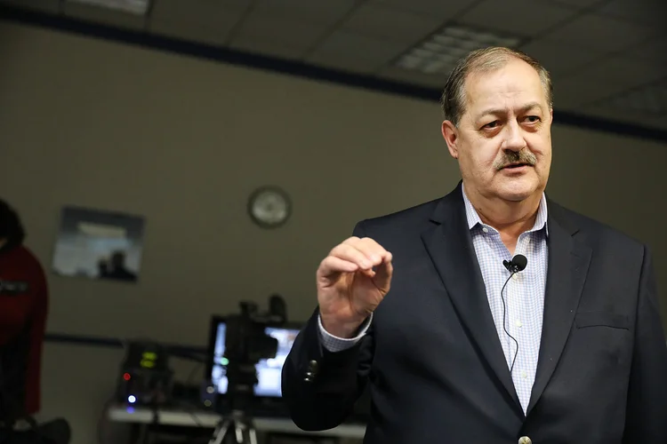 Blankenship: a Virginia Ocidental é um dos três estados americanos onde os eleitores escolhem os republicanos para o Senado (Spencer Platt/Getty Images/Getty Images)