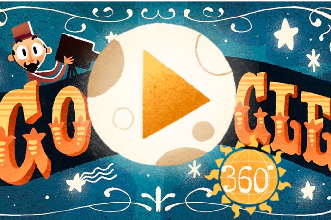 Doodle Georges Méliès (Google/Reprodução)