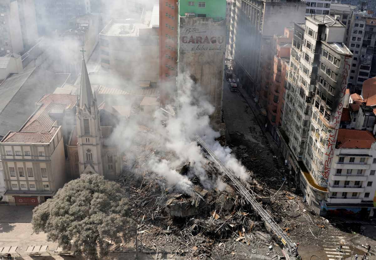 Em São Paulo, o jogo do empurra pós-desabamento