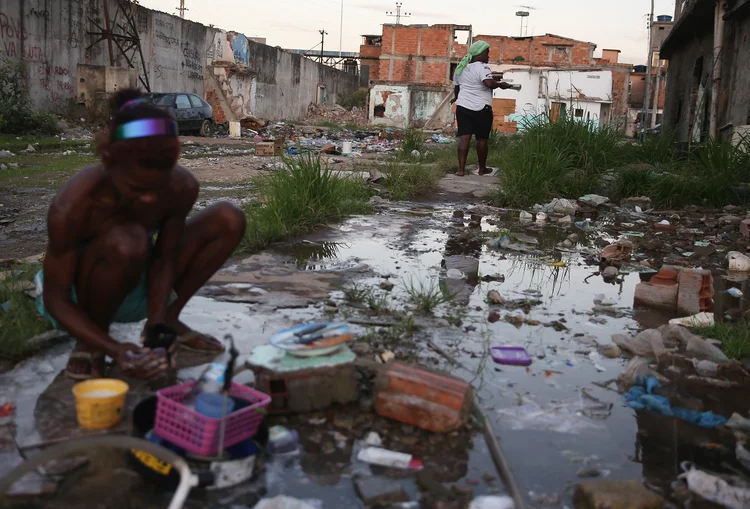 Mulheres da Comunidade da Mangueira, Rio de Janeiro em 2016 (Mario Tama/Getty Images)