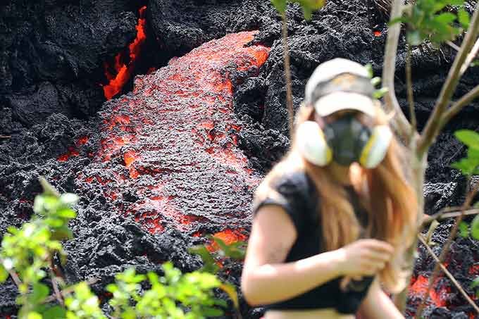 As imagens mais recentes da erupção do vulcão Kilauea, no Havaí