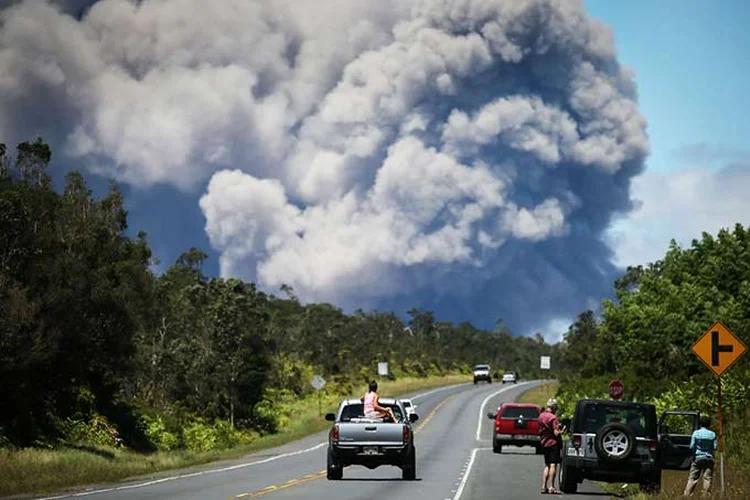 Kilauea: vulcão havaiano entrou em nova série de erupções no dia 3 de maio (Mario Tama/Getty Images)