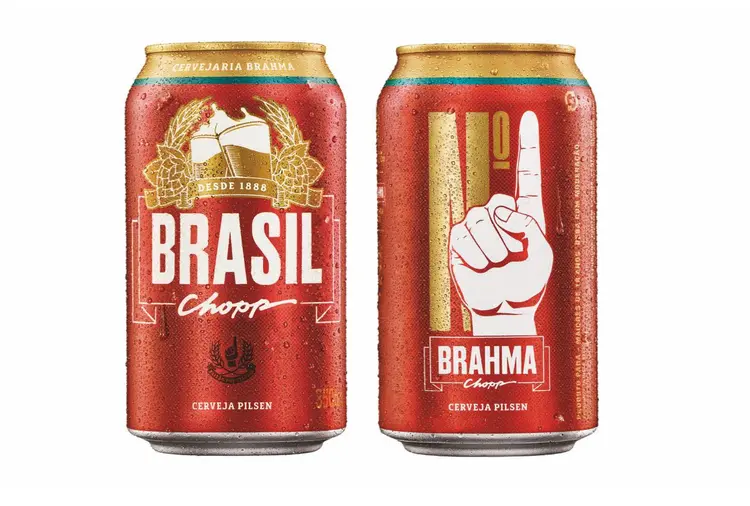 Brahma: mudança de nome para Brasil durante Copa da Rússia (Brahma/Divulgação)