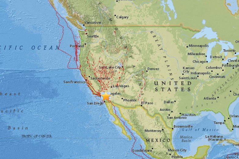 Tremor de 4,5 graus é sentido na área de Los Angeles