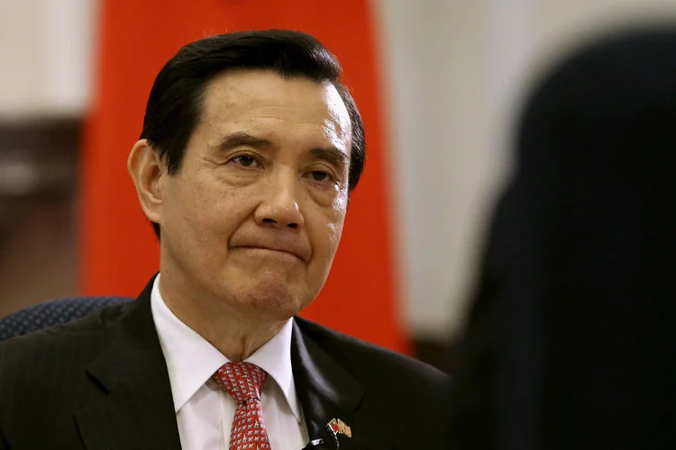 Ma Ying-jeou: o ex-presidente incentivou o procurador-geral a vazar o conteúdo relacionado a investigação em curso ao então primeiro-ministro (Edward Lau/Reuters)