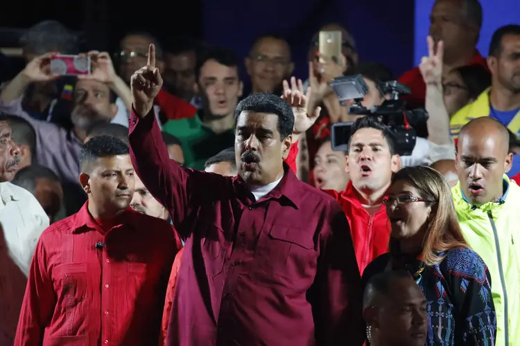 Maduro: Falcón afirmou que não reconheceria o resultado das eleições por conta das reiteradas violações aos acordos antes das eleições (Carlos Garcia Rawlins/Reuters)
