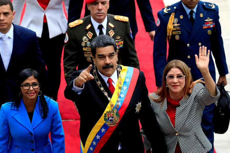 Maduro: o presidente venezuelano foi reeleito no domingo (20) com 6 milhões de votos (Marco Bello/Reuters)