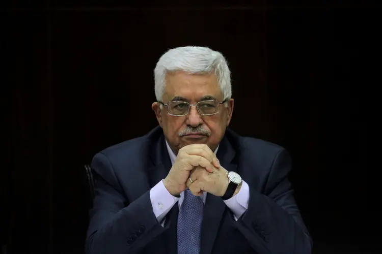 Abbas: "Nós reafirmamos nosso interesse de fazer negociações sérias com Israel com base nas resoluções, na legalidade internacional" (Issam Rimawi/Reuters)