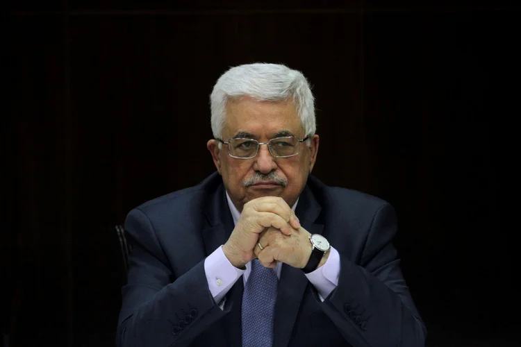 Abbas: "Nós reafirmamos nosso interesse de fazer negociações sérias com Israel com base nas resoluções, na legalidade internacional" (Issam Rimawi/Reuters)