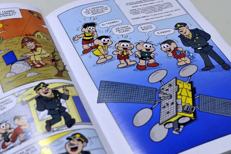 Turma da Mônica: personagens famosos da turma criada pelo cartunista Mauricio de Sousa aparecem em tramas cujo foco é o papel das Forças Armadas (Marcello Casal Jr/Agência Brasil)
