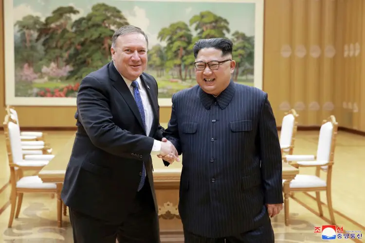 Desnuclearização: na última semana, Pompeo disse que os EUA podem mudar de posição caso a Coreia do Norte não apresentar uma proposta real (KCNA/via REUTERS/Reuters)