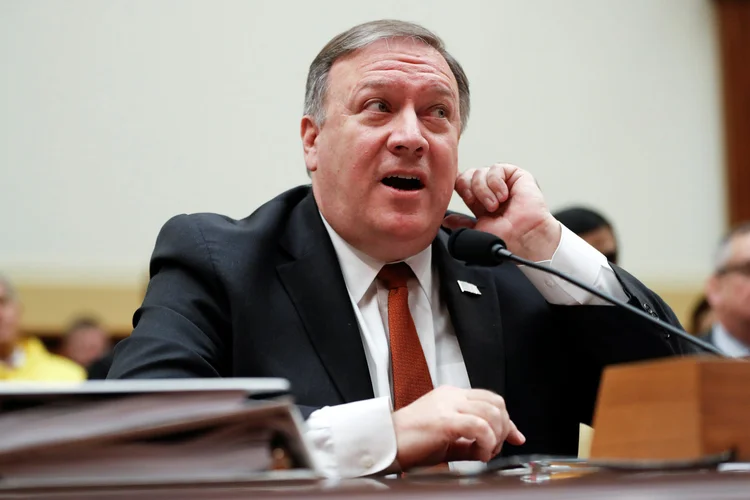 Pompeo: o secretário de Estado americano afirmou que os EUA vão continuar monitorando o regime Maduro (Leah Millis/Reuters)