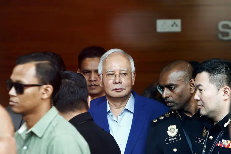 Najib Razak: o fundo soberano criado por Najib em 2009, hoje tem uma dívida de 10 bilhões de euros (Lai Seng Sin/Reuters)