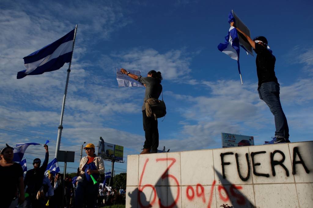 Oposição nicaraguense pede renúncia de Ortega em diálogo com o governo