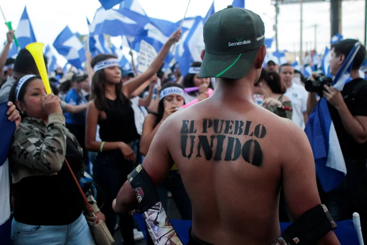 Nicarágua: as organizações humanitárias falam em 65 mortes desde o início dos protestos (Oswaldo Rivas/Reuters)