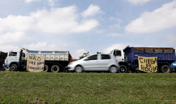 Caminhoneiros: entidades assinalaram que "solução para problemas de remuneração dos motoristas autônomos não será resolvida impondo, sobre os embarcadores, um tabelamento de preços" (Paulo Whitaker/Reuters)