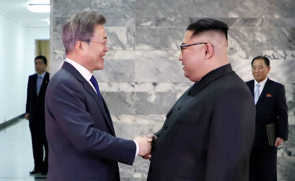 Presidente da Coreia do Sul se reuniu hoje com Kim Jong-un