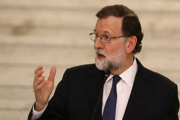 Rajoy: A condenação por corrupção liquidou o governo, disse o presidente do Ciudadanos (Stoyan Nenov/Reuters)