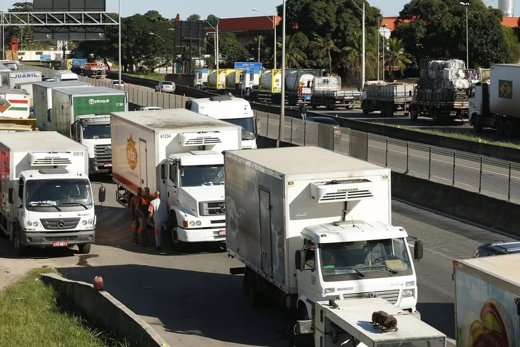 Caminhões: segundo magistrado, a Fiesp pretendia, por via transversa, questionar a MP 832/2018, que instituiu a política de preços mínimos ao frete (Tomaz Silva/Agência Brasil)