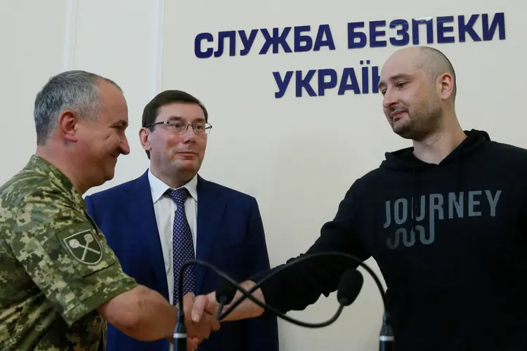 Arkadi Babchenko: jornalista disse que o serviço secreto ucraniano simulou morte para abortar complô russo que incluía seu assassinato e o de outras 30 pessoas (Valentyn Ogirenko/Reuters)