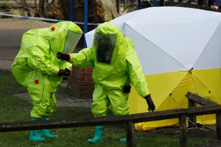 Salisbury: a polícia da Inglaterra está trabalhando na investigação do caso de envenenamento do ex-espião russo (Peter Nicholls/Reuters)