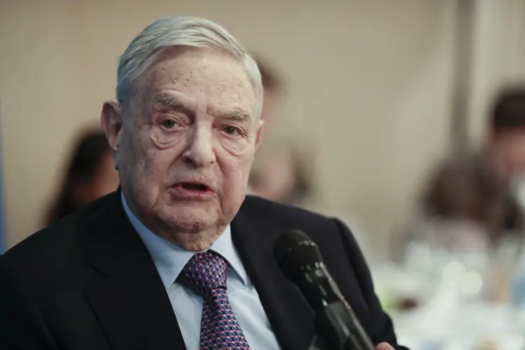O bilionário George Soros, fundador do Soros Fund Management LLC (Jason Alden/Bloomberg)