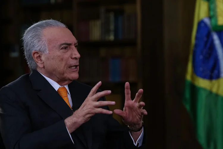 Temer: pela Constituição, apenas o presidente da República indica os integrantes da Corte e o cargo é vitalício até 75 anos (Marcos Corrêa/PR/Agência Brasil)