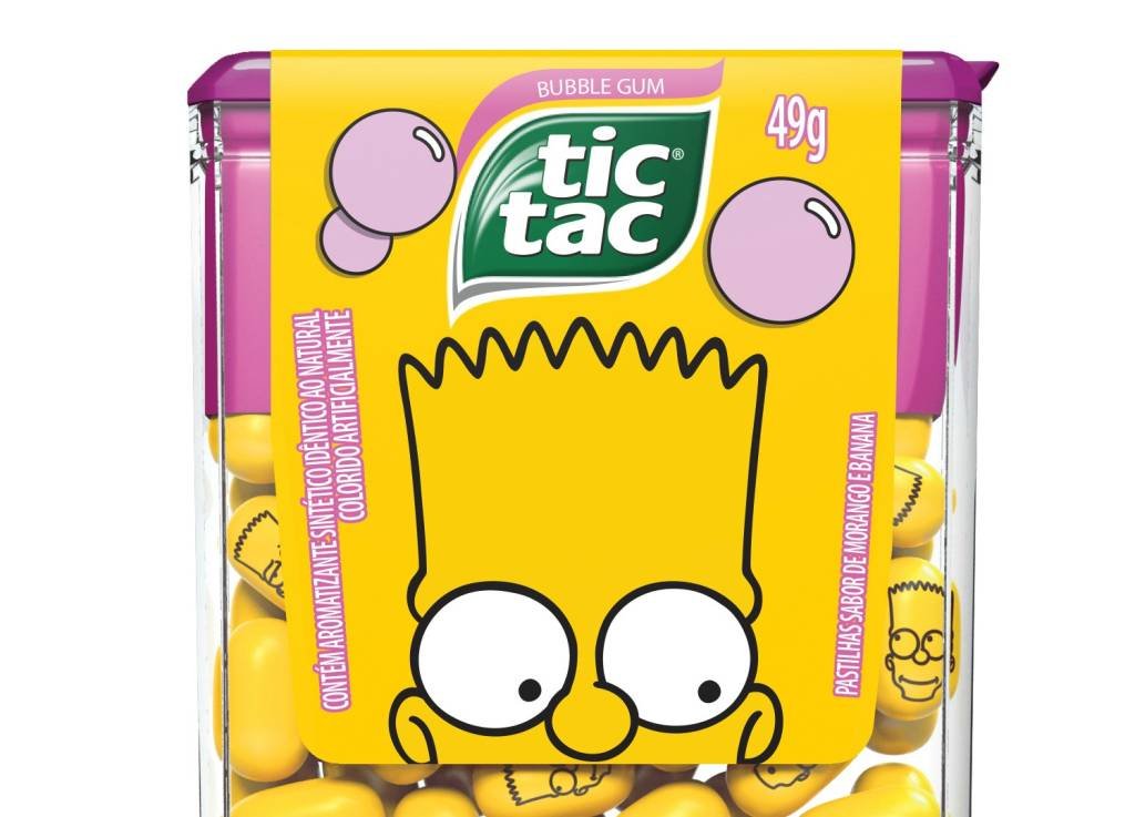 Tic Tac lança edição especial de Os Simpsons
