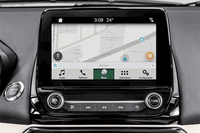 Carros da Ford ganham suporte ao aplicativo Waze no iPhone