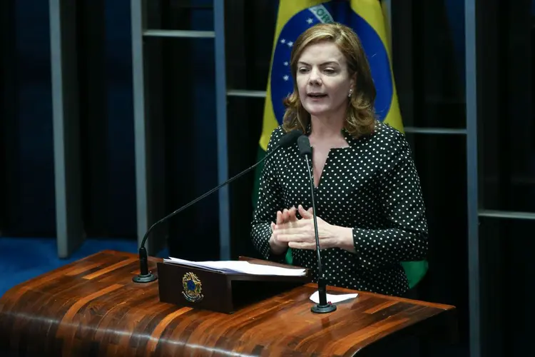 Gleisi Hoffmann: advogado da defesa afirmou que provas obtidas pela procuradoria são frágeis (Fábio Rodrigues Pozzebom/Agência Brasil)