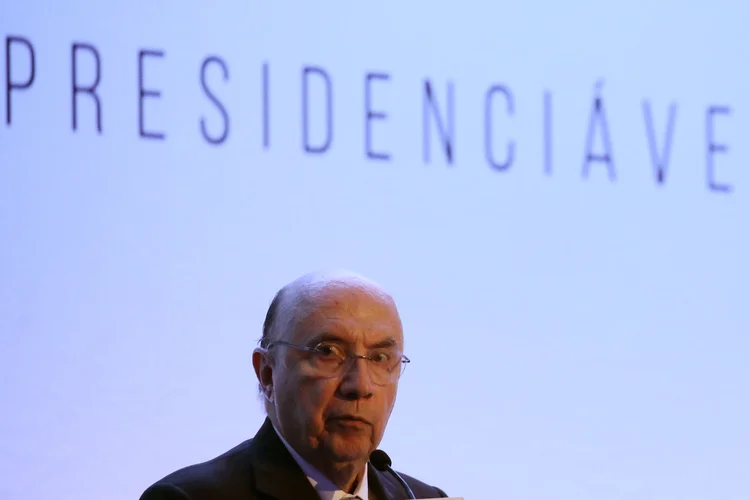 MDB aprovou nesta quinta-feira, em convenção nacional, a candidatura à Presidência da República do ex-ministro da Fazenda Henrique Meirelles (Paulo Whitaker/Reuters)