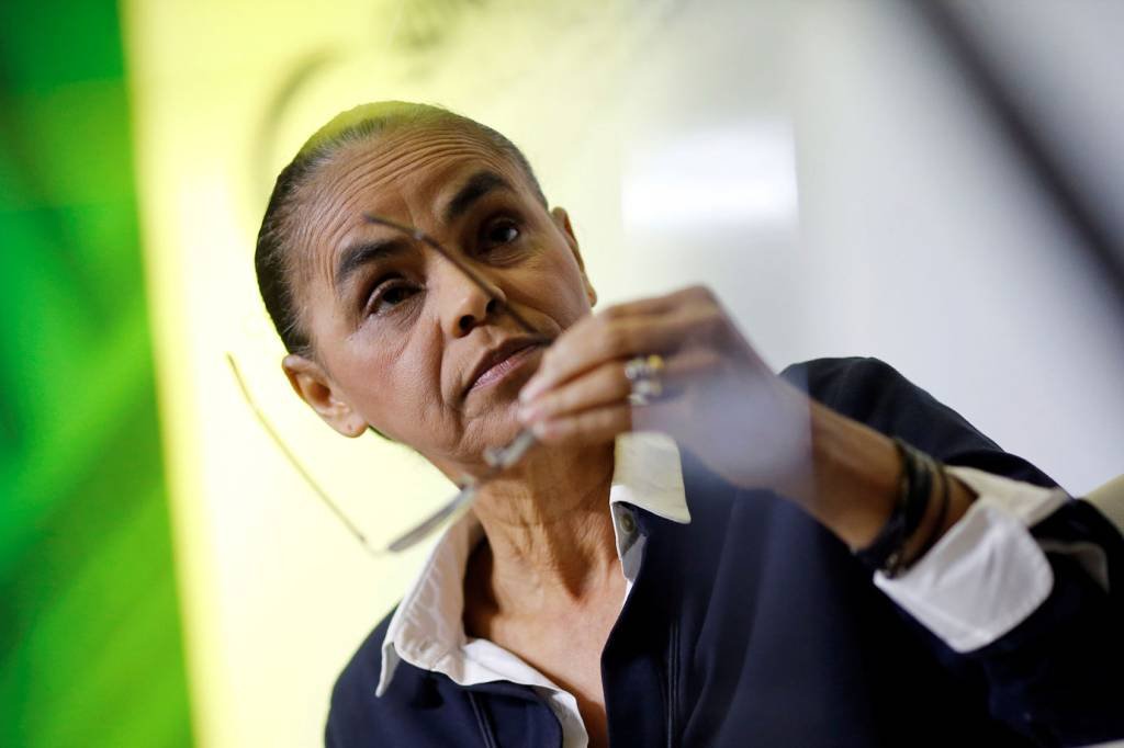 Marina Silva: pré-candidata à Presidência pela Rede criticou os acordos políticos fechados para evitar mudanças no país, citando o chamado centrão (Reuters/Adriano Machado)