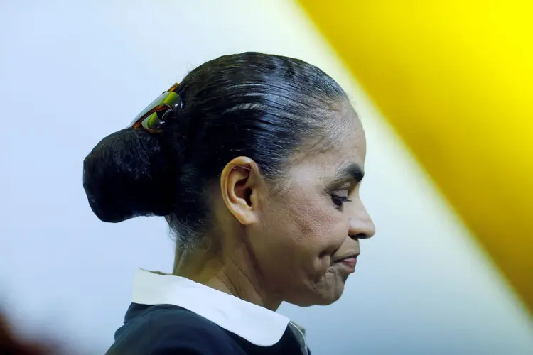 Marina Silva: ex-ministra afirmou estar conseguindo pontuar nas pesquisas de intenção de voto com uma campanha franciscana contra estruturas faraônicas (Adriano Machado/Reuters)