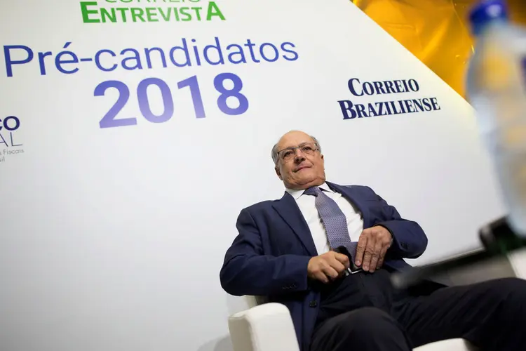 Candidato do PSDB à Presidência, Geraldo Alckmin, terá exposição 22 vezes maior que a de Jair Bolsonaro (PSL) (Adriano Machado/Reuters)