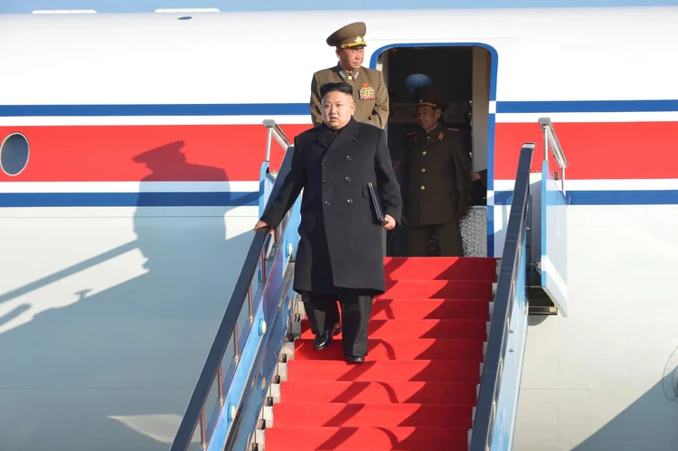 As despesas do líder norte-coreano durante a cúpula com Trump vão ser dividas entre a cidade-Estado e a Coreia do Sul (KCNA/Reuters)