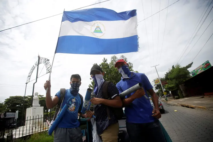 Nicarágua: confrontos já deixaram 152 mortos e 1.340 feridos, segundo o Centro Nicaraguense de Direitos Humanos (Jorge Cabrera/Reuters)