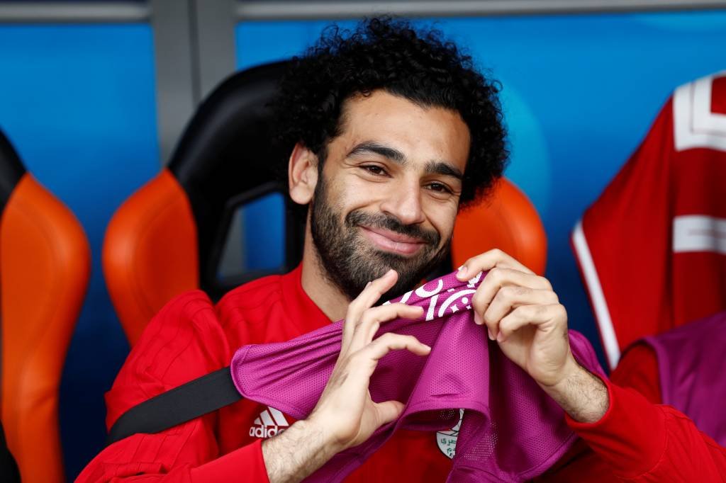 Salah começa como titular do Egito contra a Rússia