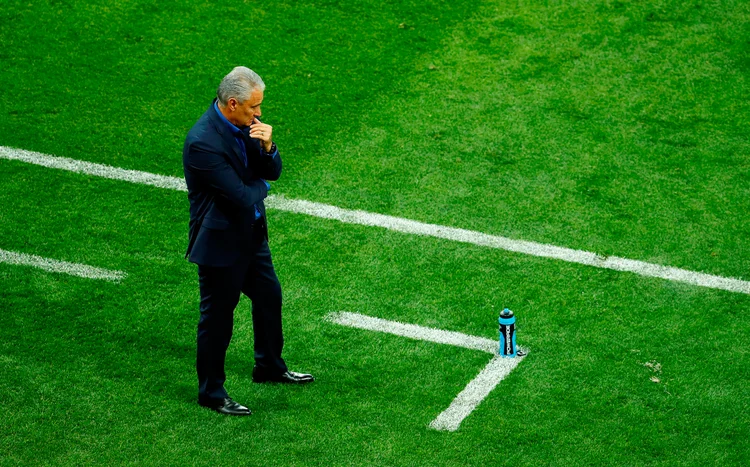 Tite admitiu que a seleção é cobrada por causa dos bons resultados obtidos desde 2016, quando assumiu (Jason Cairnduff/Reuters)