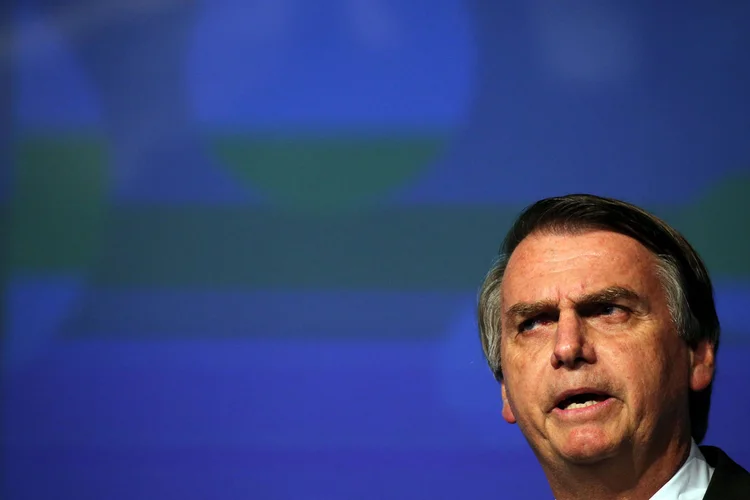 Bolsonaro, do PSL, pré-candidato à eleição presidencial no Brasil, participa de debate durante o Unica Fórum, em São Paulo. 18 de junho de 2018 Foro: REUTERS/Paulo Whitaker (Paulo Whitaker/Reuters)