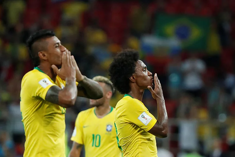 Os possíveis adversários do Brasil na final da Copa: Rússia, Croácia, Suécia ou Inglaterra (Grigory Dukor/Reuters)