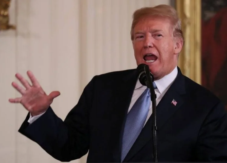 Donald Trump: "Os líderes americanos antes de mim não fizeram nada. Estamos colocando os traidores comerciais onde eles devem ficar: ninguém vai tirar proveito dos EUA mais" (Jonathan Ernst/Reuters)